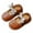 Brown, variant on Otqutp Party Flower Girls Dance Shoes Fashion Summer Children Sandals Girls Casual Shoes Round Toe Low Heel Hook Loop Rhinestone Bow Dress Dance Shoes
