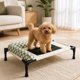 thumbnail image 1 of Cama elevada para mascotas, cama para gatos y perros, para interior y exterior, con malla transpirable y almohada, ideal para gatitos, mascotas pequeñas, gatos y perros. 83cm x 63cm, 1 of 10