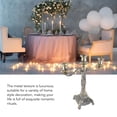 thumbnail image 3 of Candelabra Decoration, Delicate And Exquisite Vintage Candlestick Holder Romantic Candlestick Holder Pillar Candelabra For Dining Table Weddings, 3 of 8