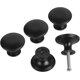 thumbnail image 5 of Manijas de cocina redondas sólidas, perilla de tocador de bronce de diseño vintage, envueltas individualmente para protección, incluye tornillos de metal para una fácil instalación en gabinetes y, 5 of 5