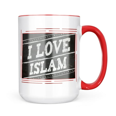 

Neonblond Chalkboard with I Love Islam Mug gift for Coffee Tea lovers