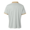 thumbnail image 5 of HOWPAY Short Sleeve Polo Shirts for Men Summer Casual Solid Color Classic Button T-Shirt Lightweight Athletic Work Collared Golf Shirts Grey XXL, 5 of 5