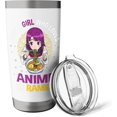 thumbnail image 5 of Just a Girl who loves Anime and Ramen - Japanese Culture Stainless Steel Insulated Tumbler, 5 of 6