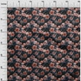 thumbnail image 3 of oneOone Polyester Spandex Black Fabric Florals Craft Projects Decor Fabric Printed By The Yard 56 Inch Wide, 3 of 4