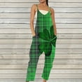 thumbnail image 1 of Styesk Pantalons pour Femmes Combinaisons Sans Manches Amples en Lin Jambes Larges, 1 of 5