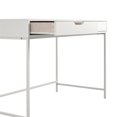 Ameriwood Home Jordyn Computer Desk with 2 Drawers, White Finish
