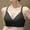 Black, variant on FAHXNVB Women Wireless Lace Bra Thick Padded No Underwire Full Coverage Push Up Gathering Daily Bras Breathable Comfort Support Bralettes