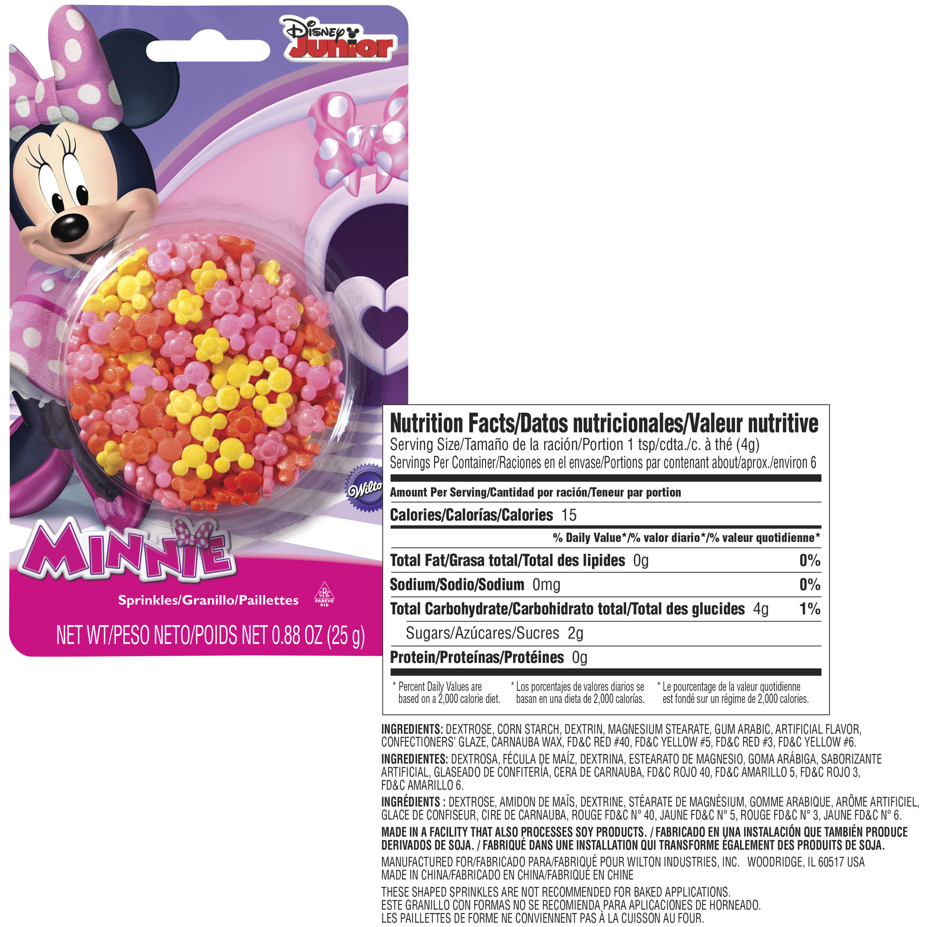 Wilton Minnie Mouse Cupcake Decorating Kit, 6-Piece
