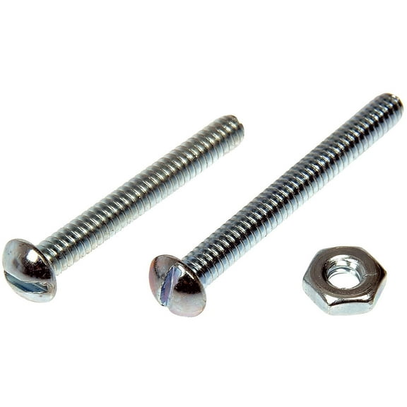 Dorman 784-604D Machine Screw With Nuts - 3/16 In.-24 X 1-1/2 In., 1-3/4 In. (Pack of 12)