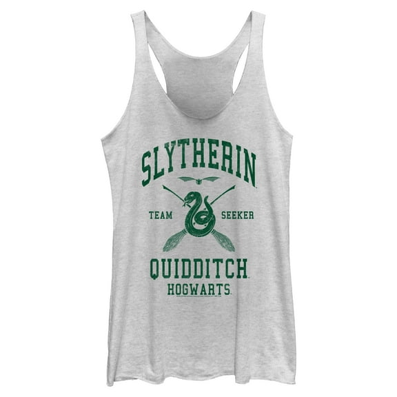Womens Harry Potter Slytherin Quidditch Team Seeker Racerback Tank