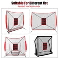thumbnail image 4 of 19.29 * 27.56in Clear Numbered Strike Zone,Adjustable and Durable Pitching Net with Strike Zone for Baseball&Softball Net,Applicable for Various Age Pitching Training, 4 of 5