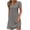 Gray, variant on Posijego Women's Polka Dot Dresses Petal Short Sleeve Tshirts Dresses Casual Summer A-Line Sundresses for Women