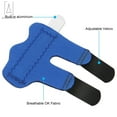 thumbnail image 4 of Gustave 2Pcs Finger Support Adjustable Pain Relief Trigger Finger Fixing Splint Straightening Brace Corrector Support, Finger Splint "Black", 4 of 10