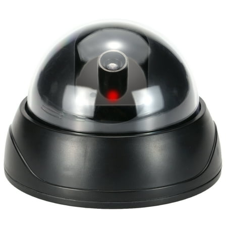 Simulation Dome Camera Red LED Blinking Light Fake Dummy CCTV Security System for House Office