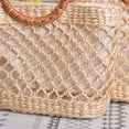 thumbnail image 6 of LinYooLi Tote Bag for Women Large Straw Summer Beach Bag Woven Rattan Tote Bags Hobo Handbag Purse Fashion Moon Bag Bucket Bag, 6 of 7
