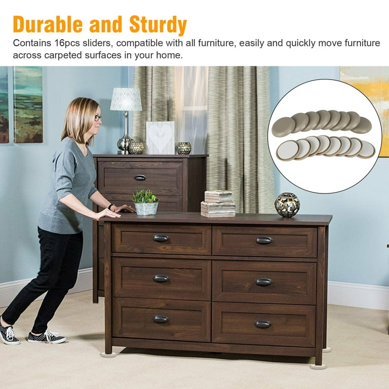 Heavy-Duty Furniture Sliders - Effortless Moving and Surface Protection