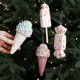 thumbnail image 4 of Adorno para árbol de Navidad, colgante de helado, decoración para árbol, puerta, repisa, embalaje de regalo, diseño colorido., 4 of 4