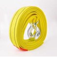 thumbnail image 1 of Correa de remolque resistente con ganchos de seguridad - 2" x 13.12' - Capacidad, grillete amarillo de cuerda de remolque para recuperación de vehículos, transporte, extracción de tocones y, 1 of 5