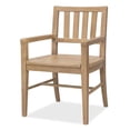 thumbnail image 3 of Beaumont Lane Driftwood Splatback Arm Chair in Light Brown Wood, 3 of 4