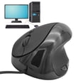 thumbnail image 3 of Ratón vertical, ratones ergonómicos enchufar y reproducir para pc de escritorio para laptop, 3 of 7