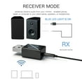 thumbnail image 3 of Pebbuoy Wireless Transmitter Receiver 2-in-1 Adapter for TV/Car/PC/Speaker Bluetooth-compatible 5.0 Automatic Reconnection Wireless Audio Adapter, 3 of 8