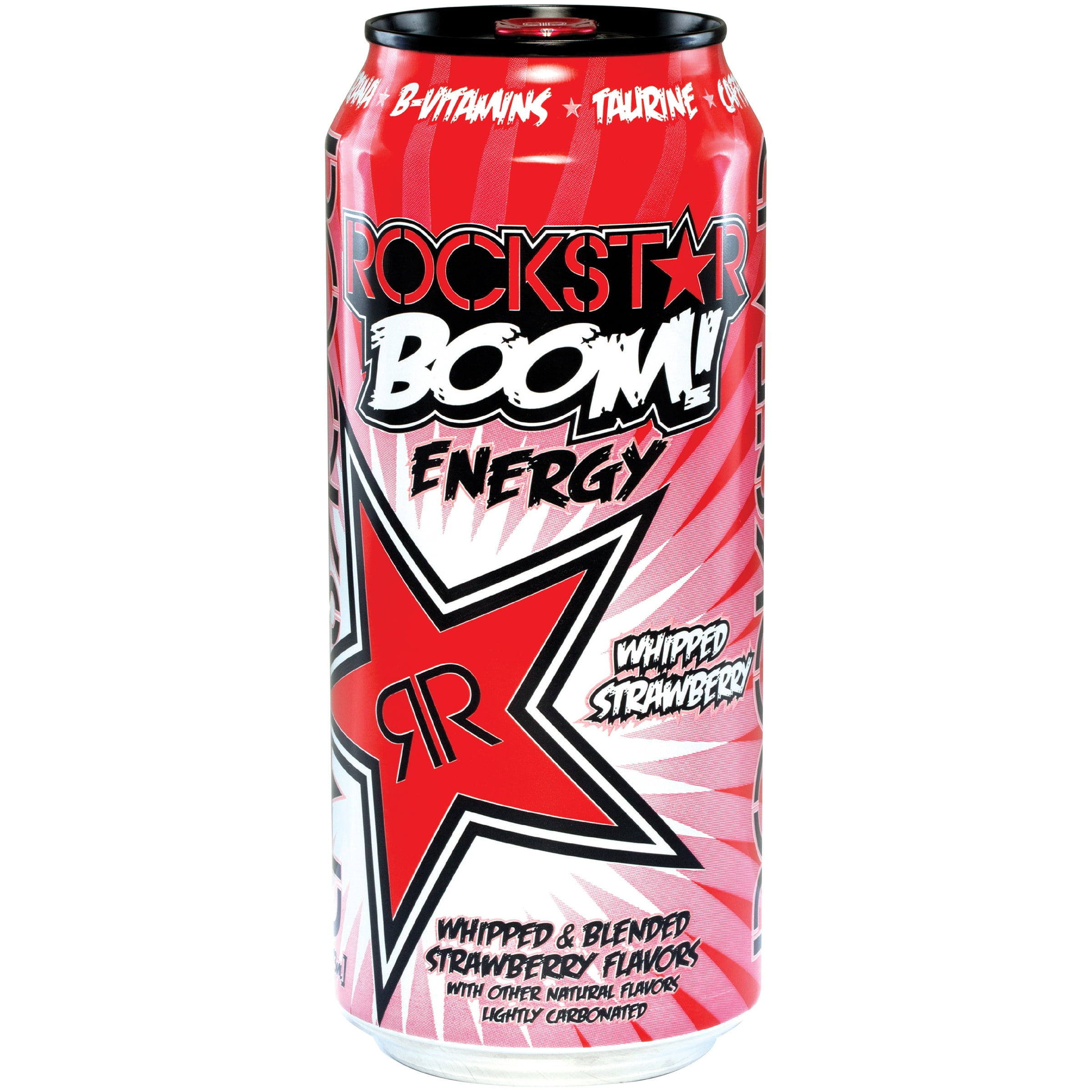Rockstar Boom! Energy Drink, Whipped Strawberry