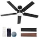 thumbnail image 1 of Ventilador de techo Geinself 132 cm con control inteligente Alexa en negro claro, 1 of 8