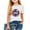 White, variant on Taqqpue Kid 4th of July T-Shirts Boys Girls American Flag Shirt Patriotic Top Short Sleeve Crew Neck Tees for Girls Boys 2-13 Years