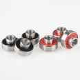 thumbnail image 2 of 10 Pcs 608-2RS Roulement Intégré pour Longboard Roulement de Roue de Planche à Roulettes Roulement de Patin à Roues Alignées en Ligne 8X22X12.6mm, Noir, 10 * Roulements de Planche à Roulettes, Noir, 2 of 6