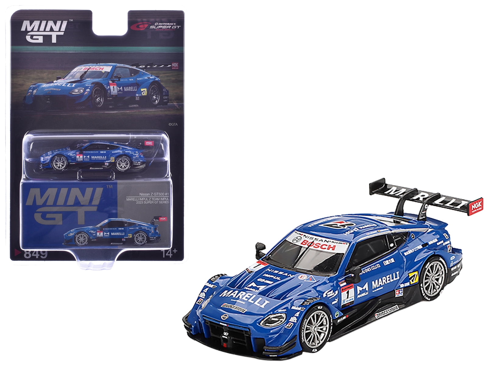 Nissan GTR Nismo GT3 #56 Kondo Racing Super GT 2022 1:64 Mini GT