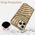 thumbnail image 4 of Compatible with iPhone 14 Pro Max Case 6.7 Inch, Cute 3D Design Planting Water Ripple Case, Bling Sparkle Case for Women Girls, Soft Silicone Shockproof Camera Protective Back Cover-Gold, 4 of 9