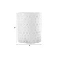 thumbnail image 5 of Benzara BM263668 Utensil Jair with Ceramic & Dotted Pattern Design, White, 5 of 5
