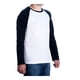 thumbnail image 2 of Playera Simply Basic para Hombre, Grande Blanco con Negro Manga Larga Talla G, 2 of 4