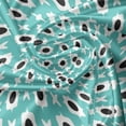 thumbnail image 5 of Ambesonne Retro Window Valance, Abstract Ornaments Dots, 54" X 12", Pale Blue Black White, 5 of 5