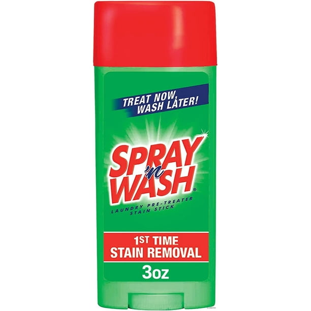 Spray 'N Wash Stain Stick, Pre Treater Laundry Stain Remover, 3 Ounce