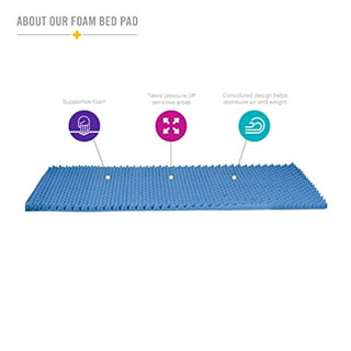 Foam Mattress Topper, Egg Crate Foam Pad, Mattress Pad and Bed Topper –  primefoaminnovation