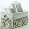 thumbnail image 2 of 10 Pack Muslin Baby Burp Cloths Large 18 x 7 Inches Cotton Baby Burp Rags Cute Baby Towel and Washcloths Face Towels 6 Layers Absorbent for Baby Infant Shower, White, 2 of 9