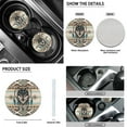 thumbnail image 4 of Renewold American Tribal Wolf Dream Catcher Car Seat Cover Full Set for 11, with Front Back Seat Covers Keychain Car Headrest Cover Cup Coasters Handbrake Cover and Gear Shift Cover for Women Men, 4 of 7