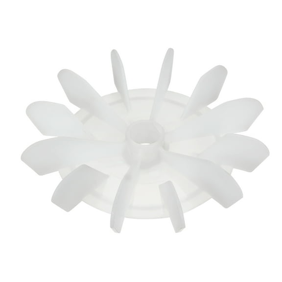 1Pcs 120*15mm D Shaft Replacement White Plastic 12 Impeller Motor Fan Vane
