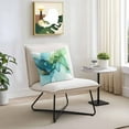 thumbnail image 3 of Abstract Art Marble Texture Outdoor Pillow Covers Pack of 2 Teal Green Gold Gradient Modern Art Waterproof Throw Pillow Covers Decorative Cushion Cases for Patio Garden Tent Balcony Couch 16x16 inch, 3 of 8