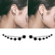 thumbnail image 4 of Pendientes de mujer Pendientes de 7 estrellas Pendientes de alpinismo Pendientes hipoalergénicos de plata de ley 925 con circonitas regalo de cumpleaños, 4 of 4