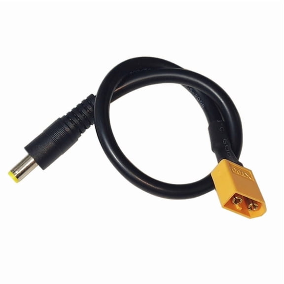 DC5521 Male to XT60 Female Adapter Cable 30CM Length for High Current Power Extension and Conversion Cord