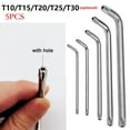 thumbnail image 2 of 5PCS T30 T20 T25 For T10 T15 Double-End 2-way for Torx Screwdriver Spanner Wrench Tool 10PCS T30, 2 of 7