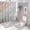 Marble 29, variant on Bathroom Rugs Sets 4 Piece with Shower Curtain, Green Marble Pattern Printed on Shower Curtain and Liner Set, Great for Master Bath Beach House Modern Home, 72 x 72 inches
