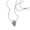 A03, variant on Unique Geometric Silver Pine Cone Pendant Necklace for Her Elegant Personalize Fashion Statement Jewelry Styles