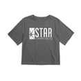 thumbnail image 2 of The Flash S.T.A.R. Women's Boxy Cropped T-Shirt Casual Graphic Tee, 2 of 6