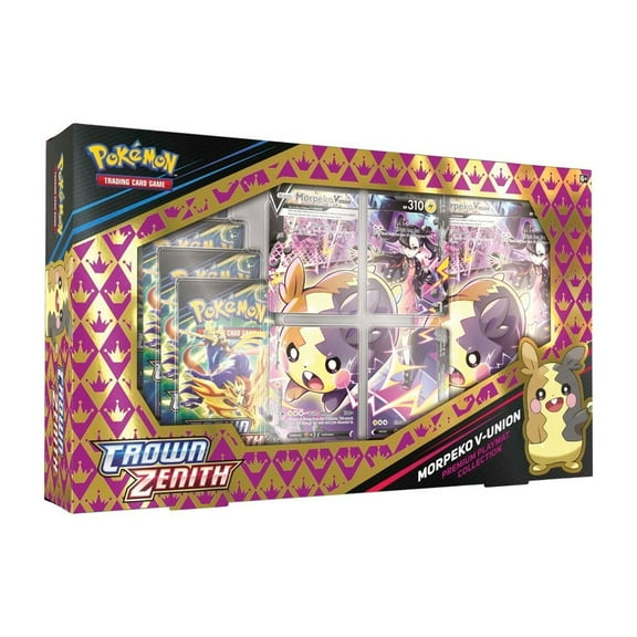 Pokemon Trading Card Game: Sword & Shield (SWSH12.5) Crown Zenith Premium Treasures Collection - Morpeko V-Union