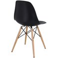 thumbnail image 3 of Modway Pyramide Moderne Chaise Dinatoire en Plastique Finition Noire, 3 of 4