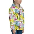 thumbnail image 5 of Kdxio Tropical Pineapples Pattern Kids Boys Girls Zip Up Hoodie 3D Printed Hooded Sweatshirt Hoody Coat with Pocket 7-12 Y-Medium, 5 of 6