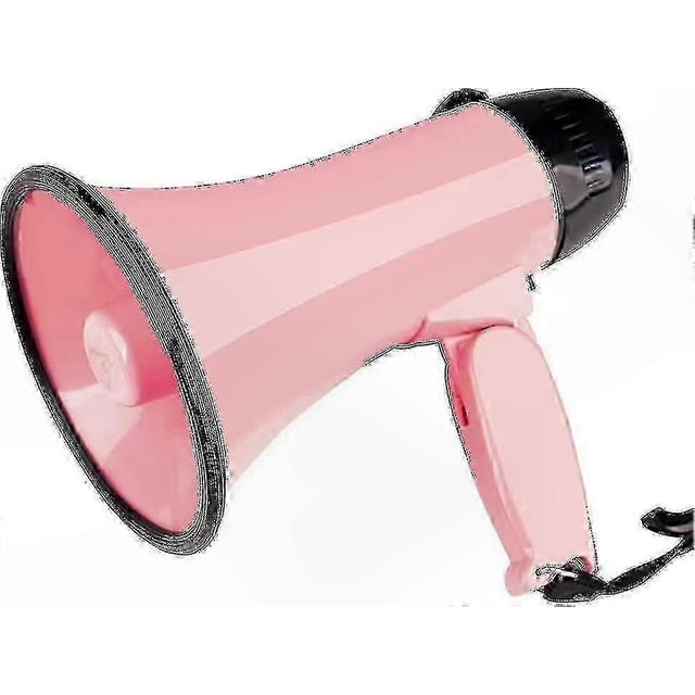 Voice Amplifier Megaphone with Siren Alarm, Portable PA Speaker, 25W Power, Compact Design for Outdoor Events & Emergencies